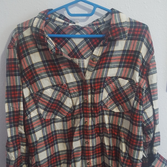 Maurices Tops - Red flannel Maurices Tops - Red flannel